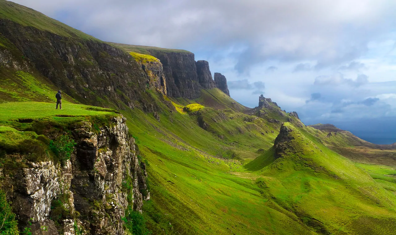 Student in the Mountains of Scotland