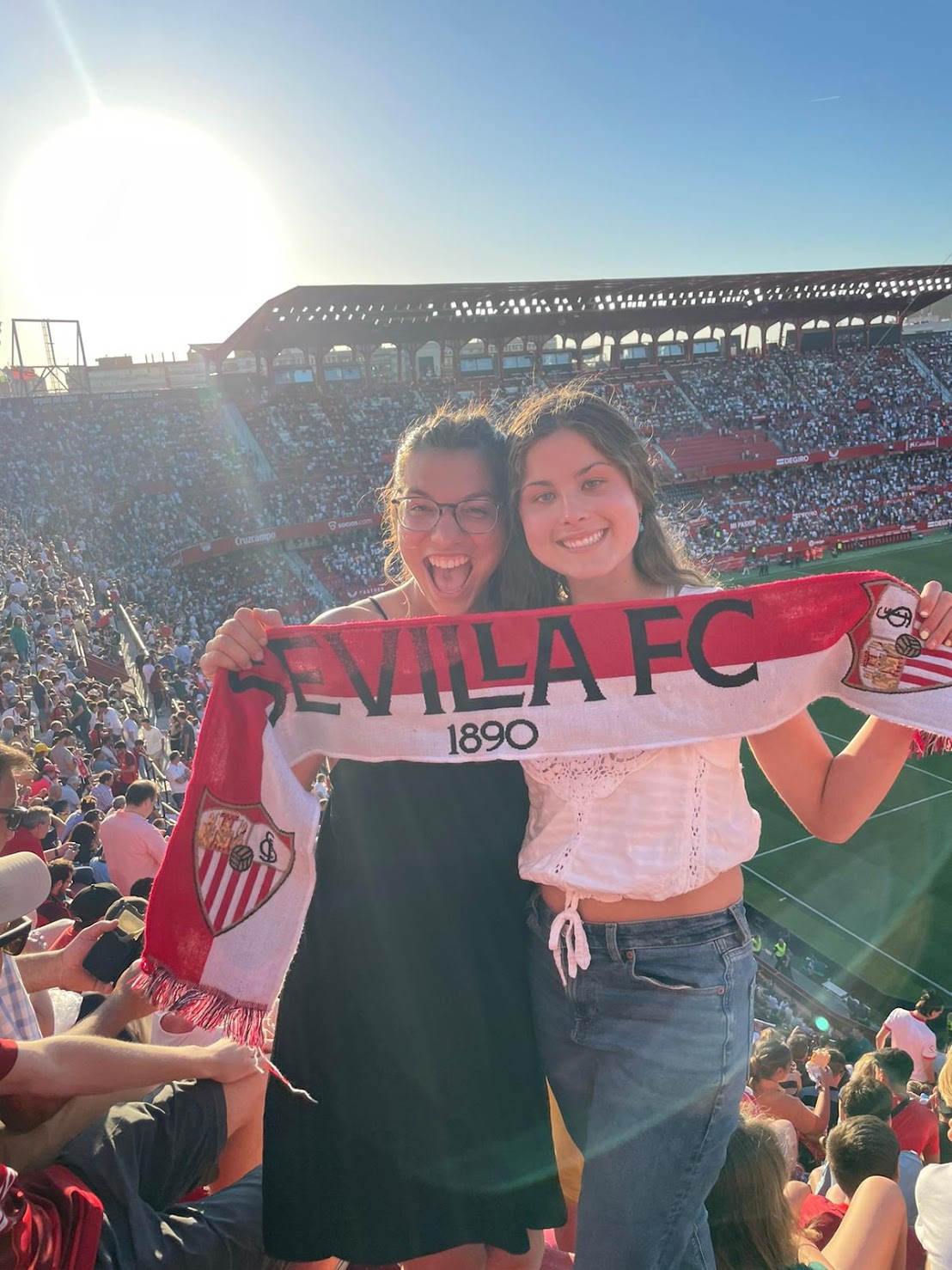 returning home from going abroad 