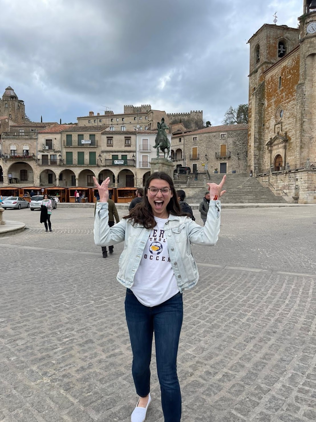 returning home from going abroad