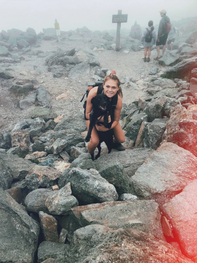 Brittany Mcpherson and dog