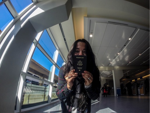 Student with Passport