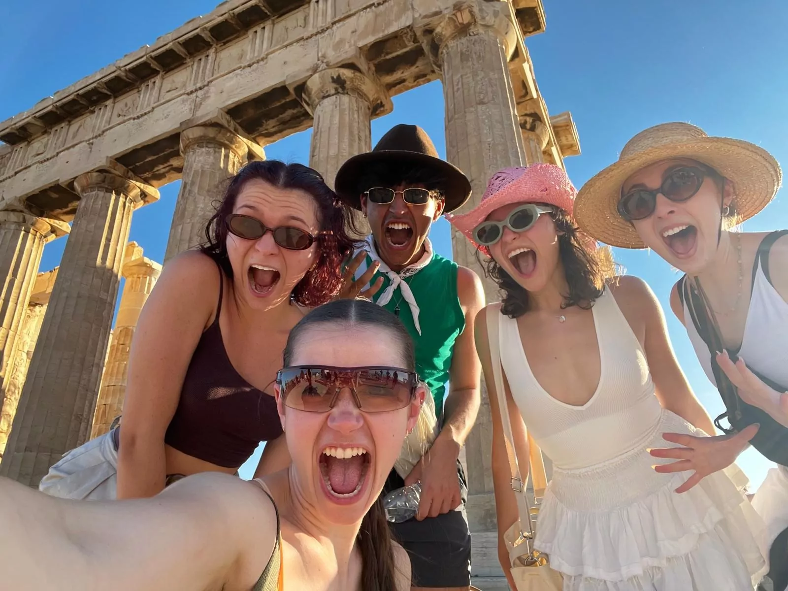 Students Jumping in Croatia