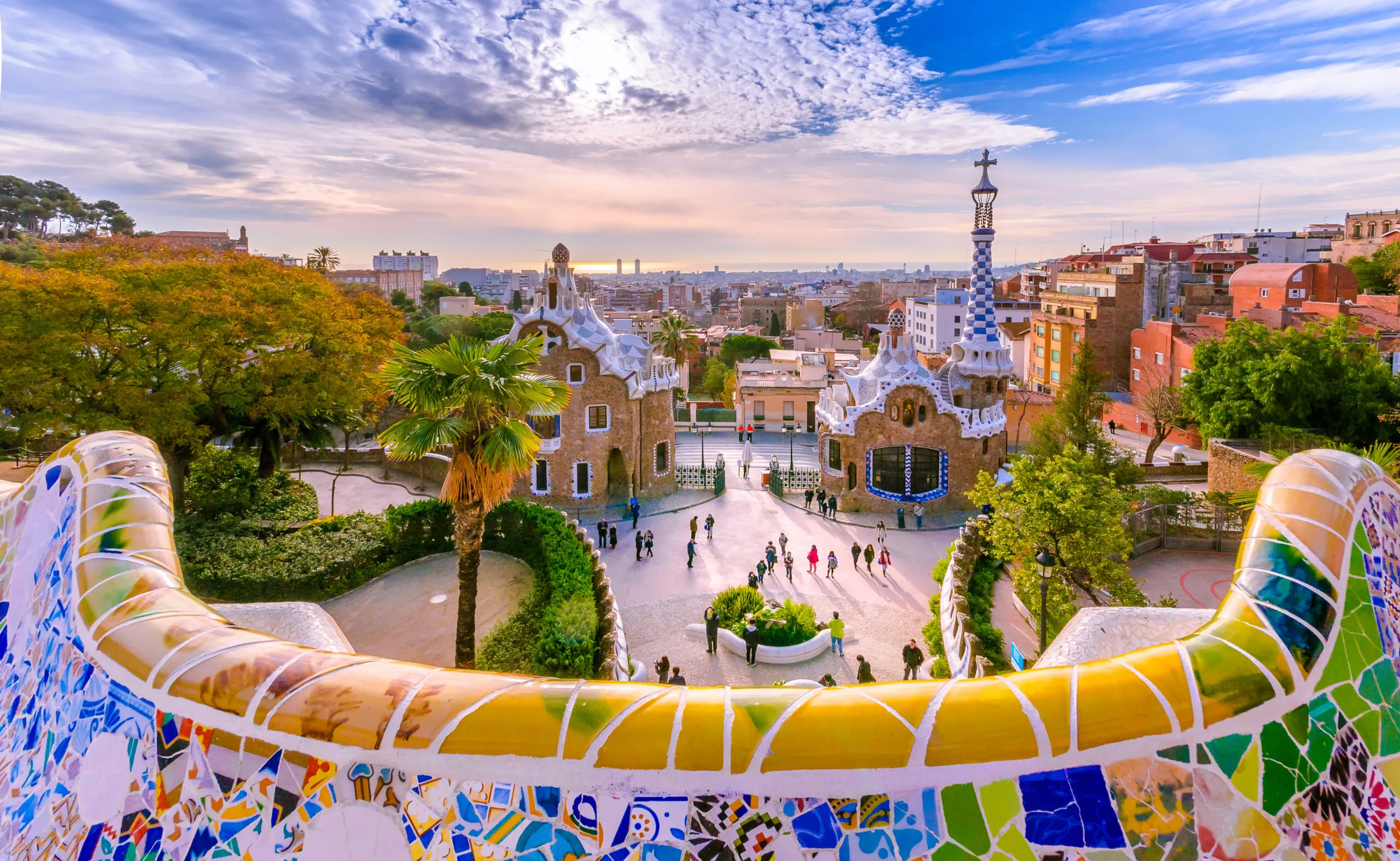 spain-barcelona-gaudi-park-guell-view-407568172 spain visa regulations